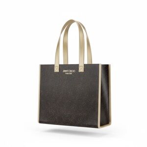 Jimmy Choo Black Tote with Gold Trim